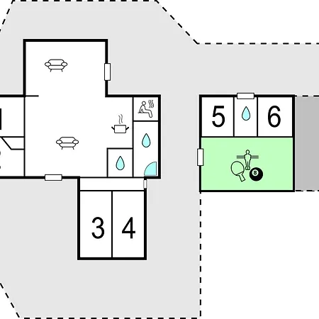 度假居 Ajstrup Strandvej Xi *